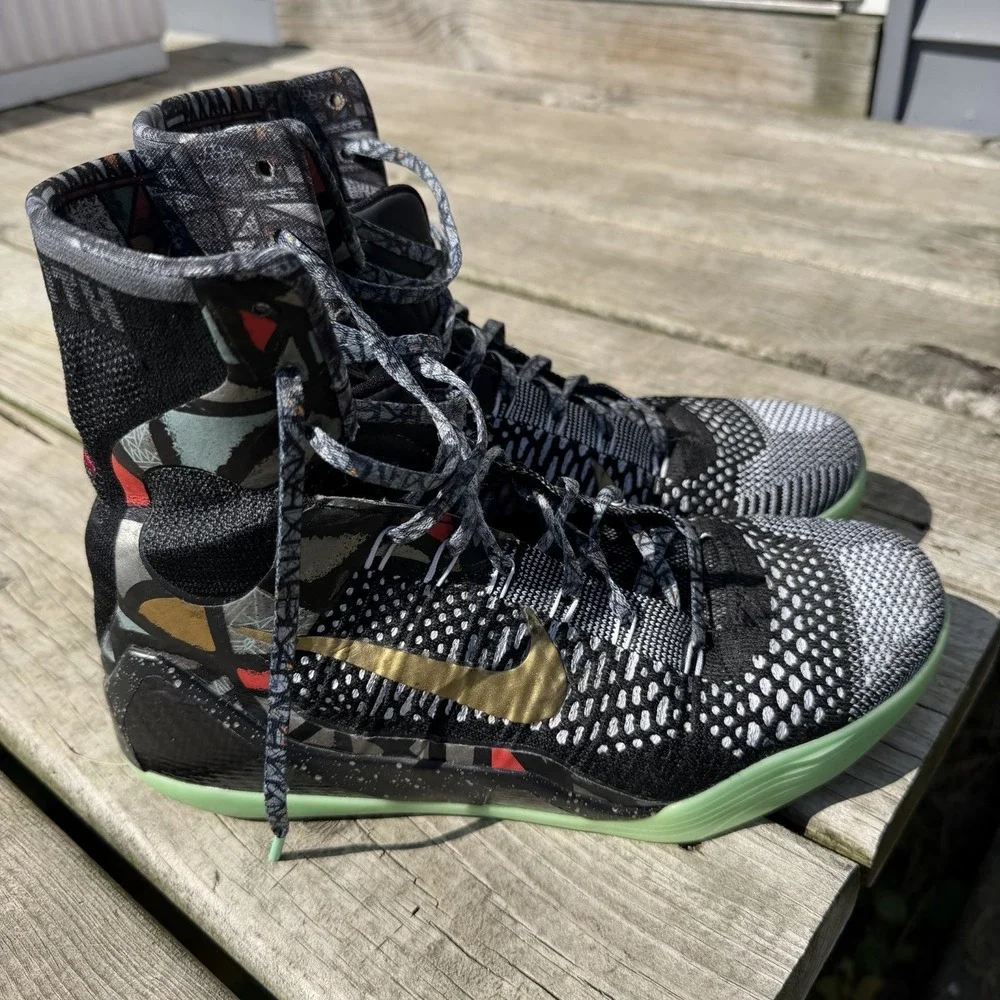 Nike Kobe 9 IX Elite Masterpiece 2014 Flyknit 630847-001 Men's Size 9.5 OG